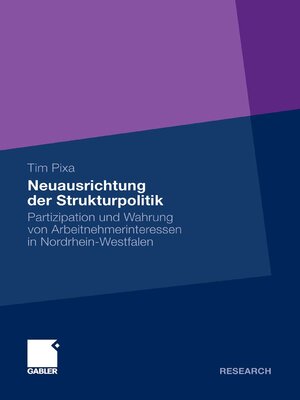 cover image of Neuausrichtung der Strukturpolitik